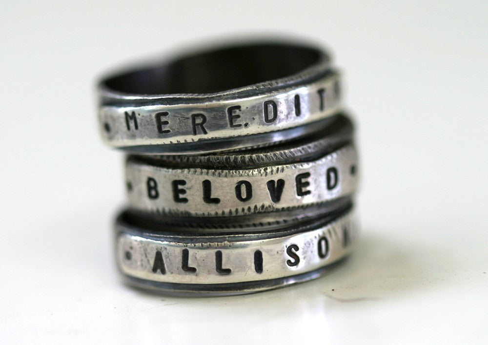 Sterling Silver Personalized Ring (S0189)