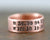 Copper Ring Personalized (S0230)