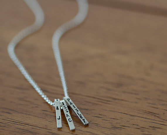 Dangling Trio Sterling Silver Necklace (S0607)