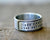 Men’s Sterling Silver Personalized Band Ring (S0260)