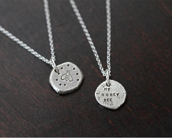 Sterling Silver My Honey BEE Necklace (S0366)