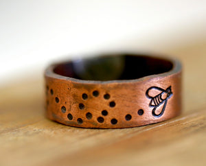 Bumble Bee Ring Copper (S0173)