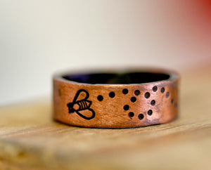 Bumble Bee Ring Copper (S0173)