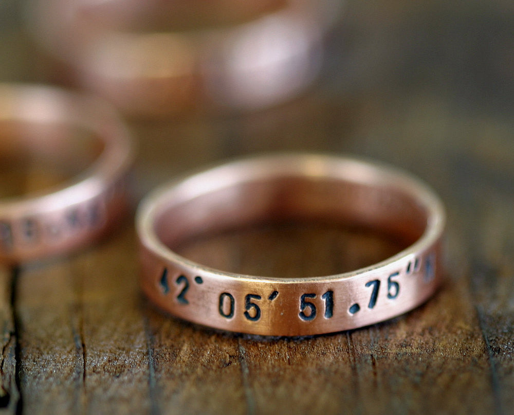 Copper band ring (S0187)