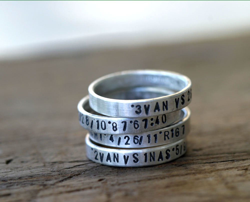 Custom Sterling Silver Stacking Ring (S0190)