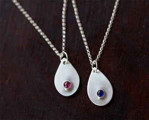 Birthstone Personalized Pendant Necklace (S0343)