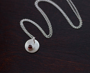 Teardrop Personalized Pendant Necklace (S0344)