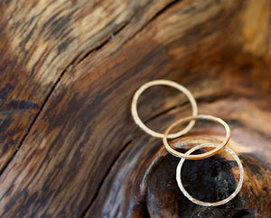 Dainty Gold Filled Stack Rings  S0394