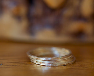 Dainty Gold Filled Stack Rings  S0394