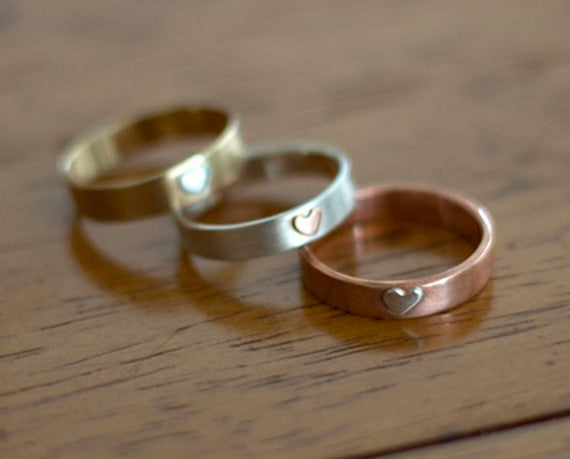 Heart wedding ring (S0543)