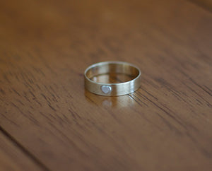 Heart wedding ring (S0543)