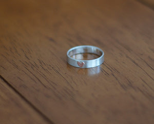 Heart wedding ring (S0543)