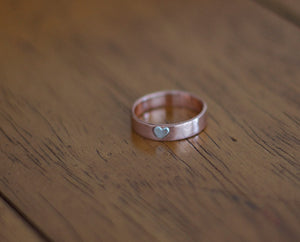 Heart wedding ring (S0543)