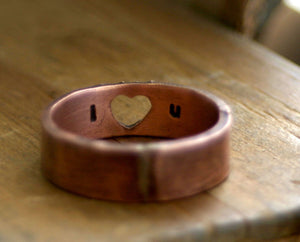 Heart Ring with Secret Message (S0198)