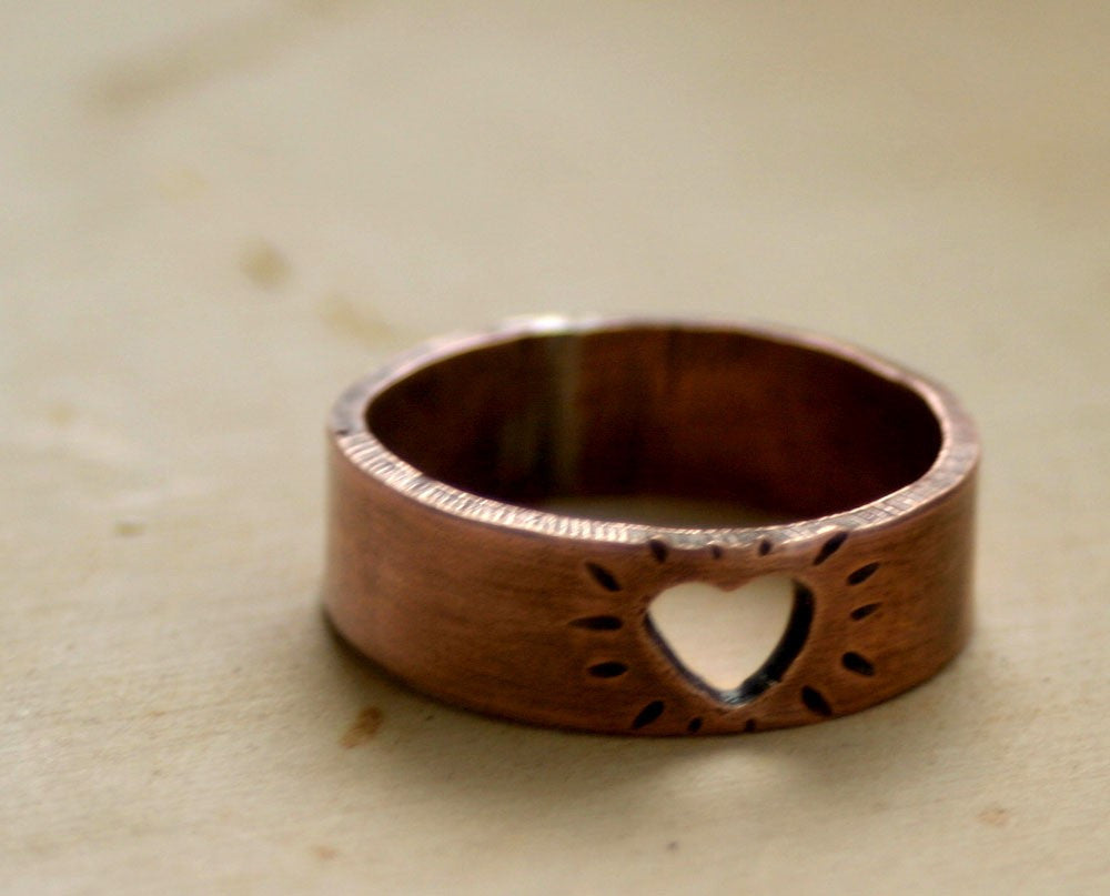 Heart Ring with Secret Message (S0198)