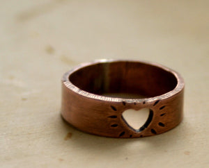 Heart Ring with Secret Message (S0198)