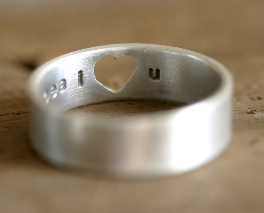 Heart Ring in sterling silver (S0199)