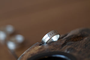 Personalized Pink Ribbon Ring (S0408)