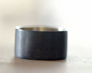 Mens sterling silver wedding ring (S0215)