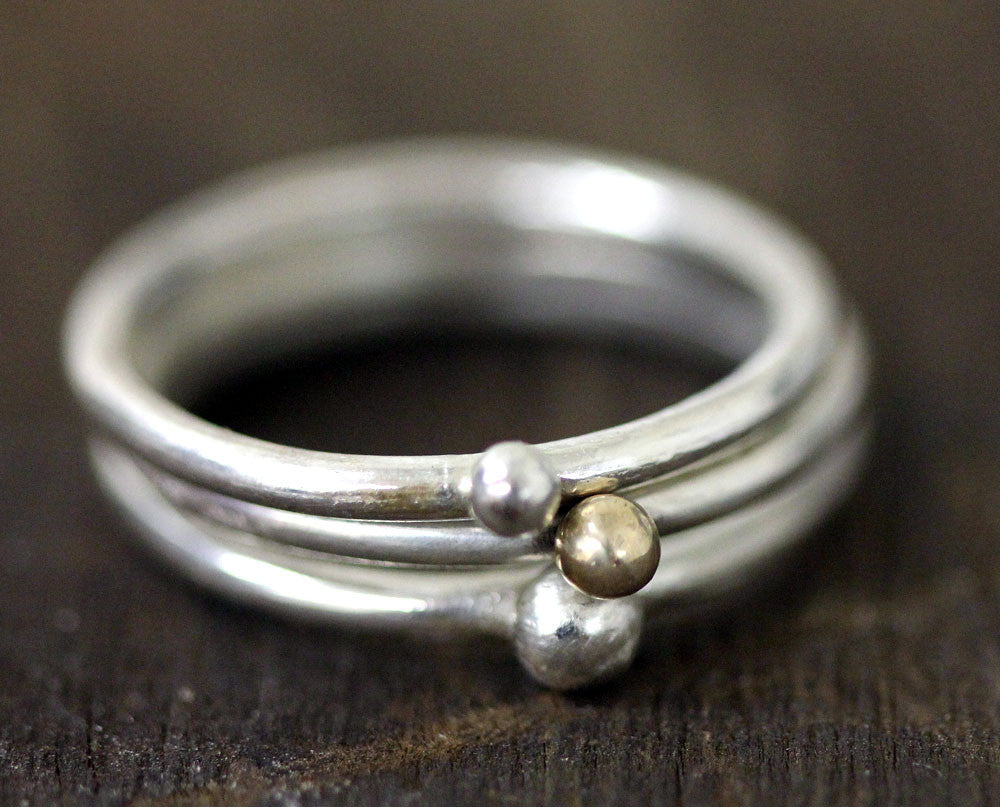 Pebble Ring Set of 3 (S0320)