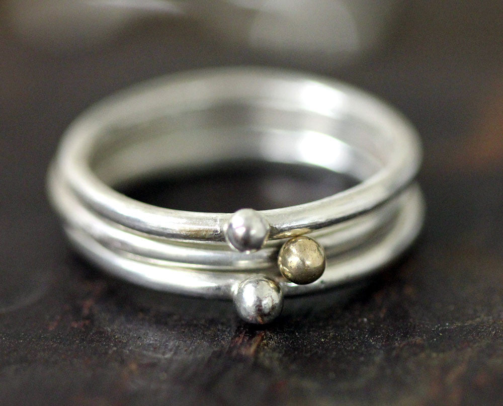 Pebble Ring Set of 3 (S0320)