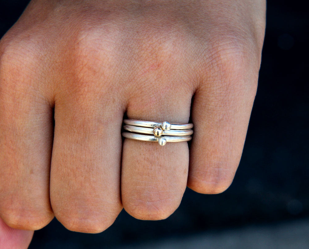 Pebble Ring Set of 3 (S0320)