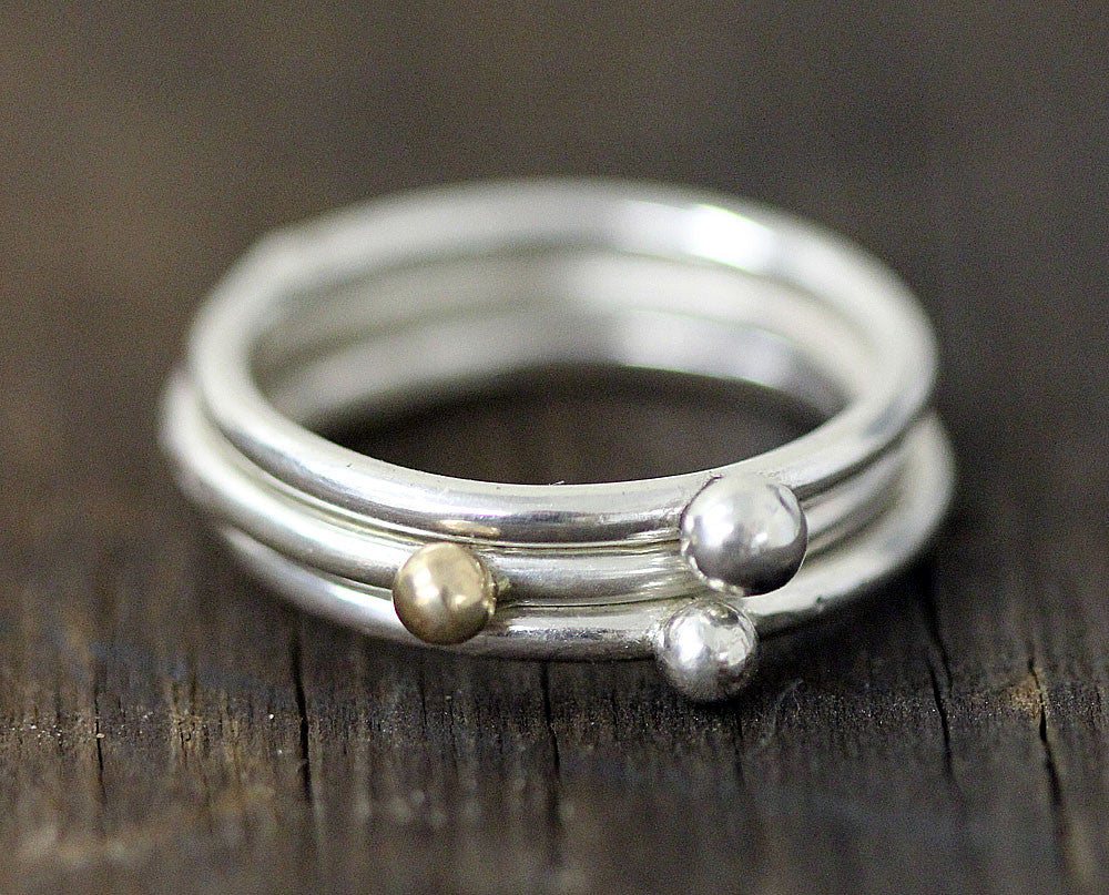 Pebble Ring Set of 3 (S0320)