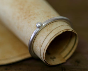 Pebble ring sterling silver (S0228)