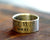 Men's Wedding Band Sterling Silver Custom Date (S0242)