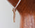 Dainty Personalized Dangle Necklace 14k Gold (S0605)