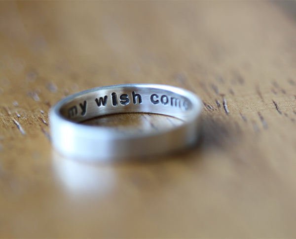 Sterling Silver Secret Message Ring (S0335)