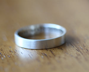 Sterling Silver Secret Message Ring (S0335)