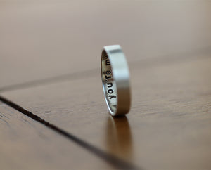 Sterling Silver Secret Message Ring (S0335)