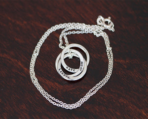 Sterling Silver Trinity Necklace (S0337)