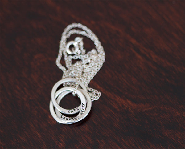 Sterling Silver Trinity Necklace (S0337)