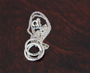 Sterling Silver Trinity Necklace (S0337)