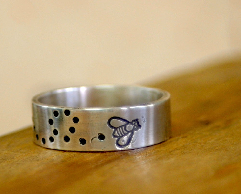 Sterling Silver Bumblebee, Dragon Fly, or Lady Bug Ring (S0259)