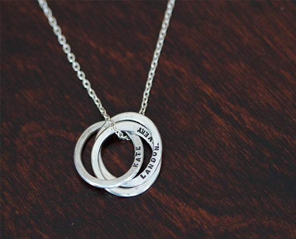 Sterling Silver Trinity Necklace (S0337)