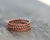 Copper twisted stacking rings (S0266)