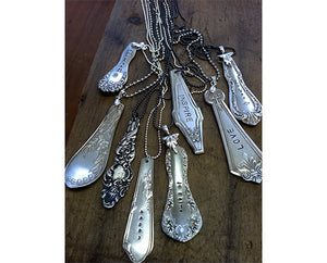 Vintage Silverware Necklace (S0356)
