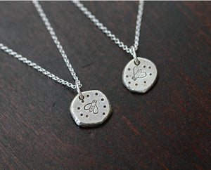 Sterling Silver My Honey BEE Necklace (S0366)