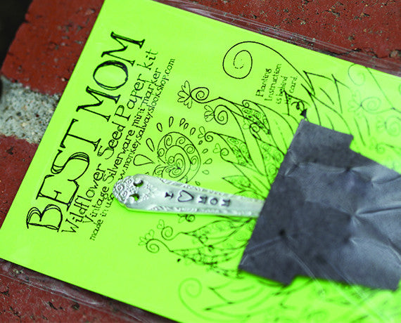 paper wildflower seeds Best Mom Wildflower Seed Paper Kit (S0427)