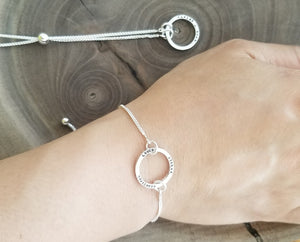 circular charm bracelet