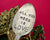 All You Need Is Love Vintage Silverware Marker Upcycled Recycled Plant Stake (S0169)