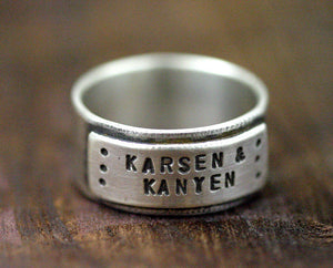 Personalized Father's Day Ring (S0234)
