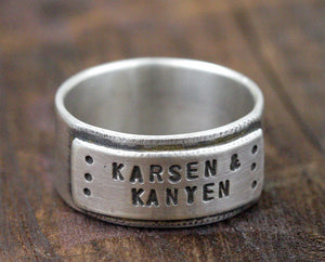 Personalized Father's Day Ring (S0234)