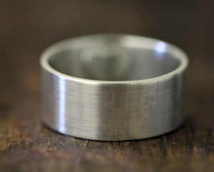 Secret heart mens wedding ring (S0218)