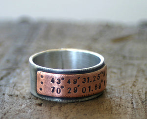 Latitude Longitude Ring (S0210)