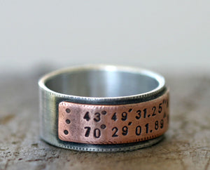 Latitude Longitude Ring (S0210)
