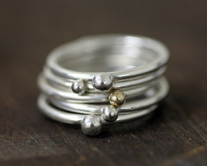 Pebble Ring Set of 5 (S0294)